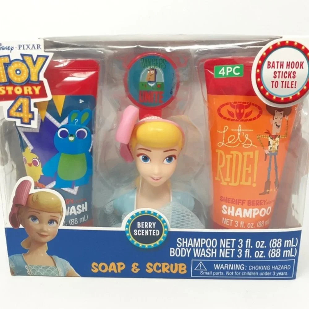 Disney Pixar Toy Story 4 Soap and Scrub 4 Piece Set
